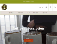 Tablet Screenshot of barkingbarista.com